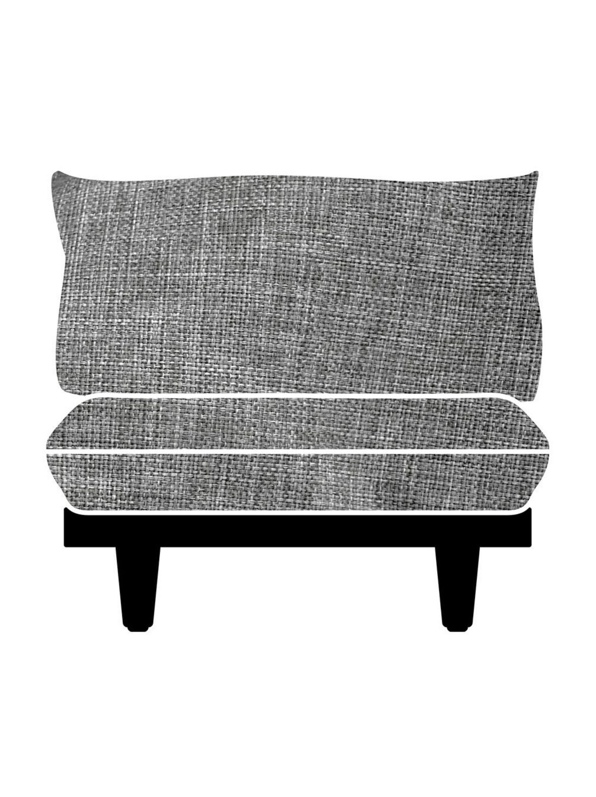 Paletti-tuolin vaihtopäällinen rock grey