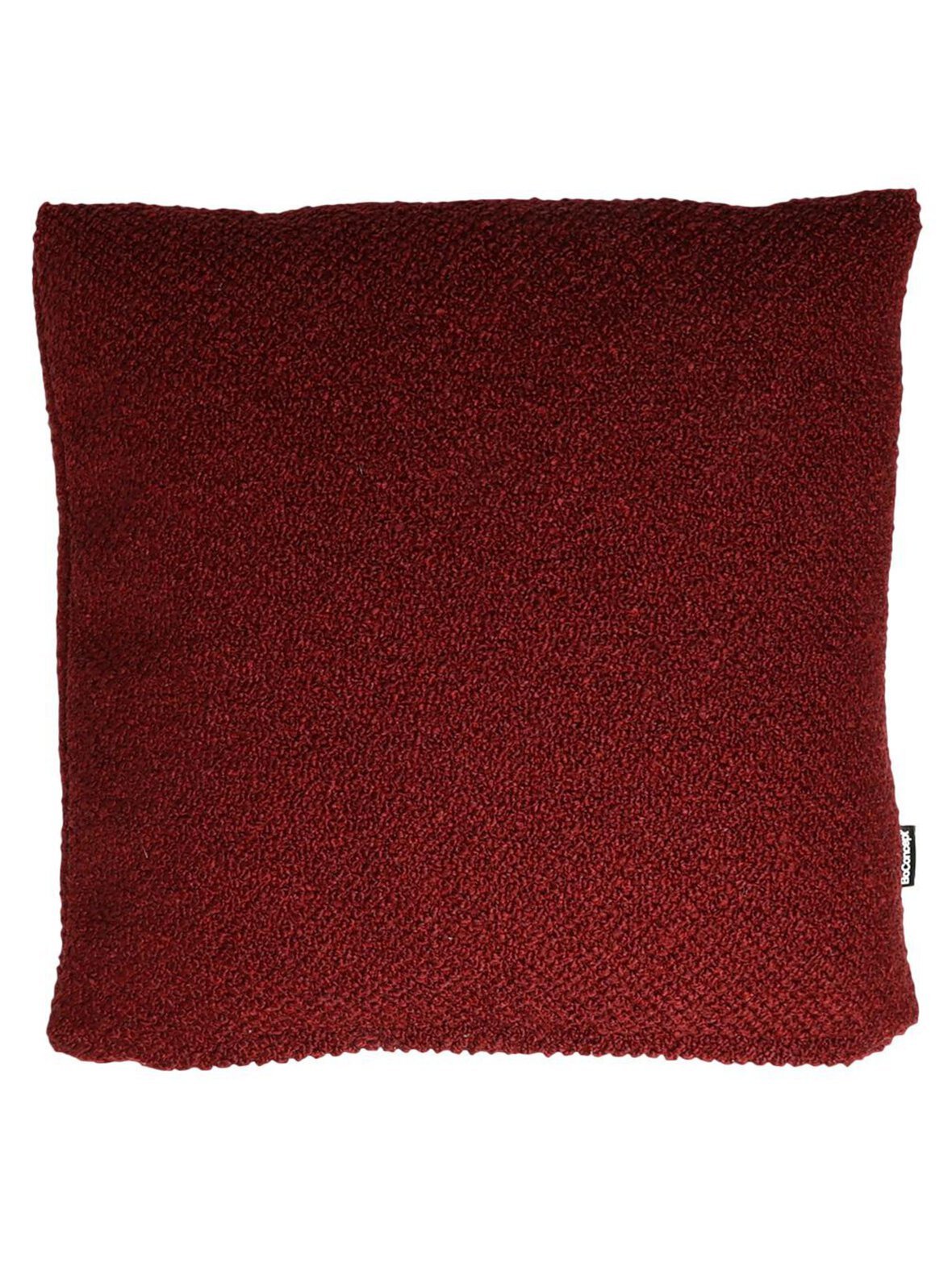 Bouclé single -tyyny viininpunainen 58 x 58 cm