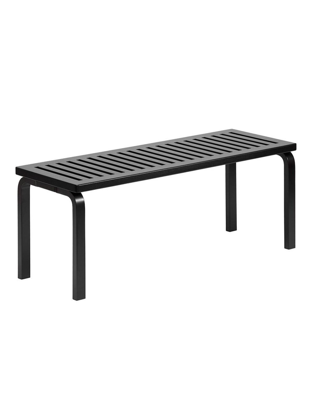 Ritiläpenkki 153a maalattu musta l 112 cm