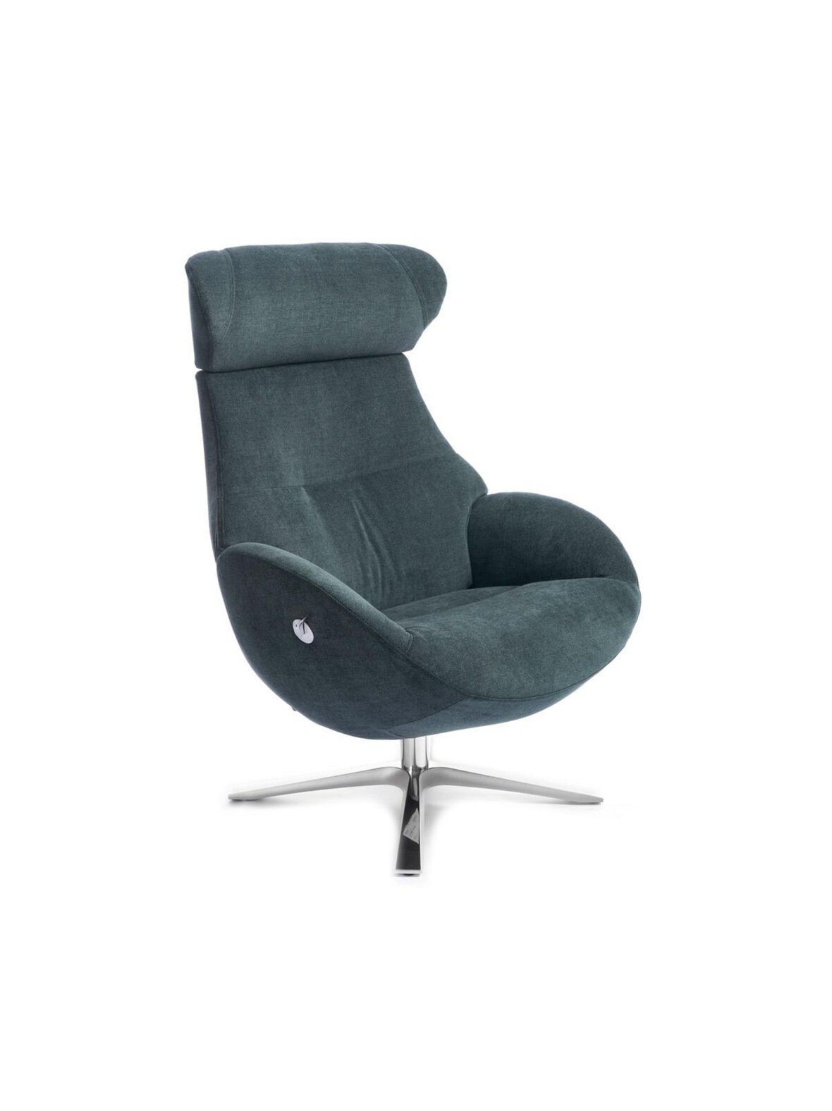 Globe-nojatuoli velvety-sametti 28 dark green k 105 cm