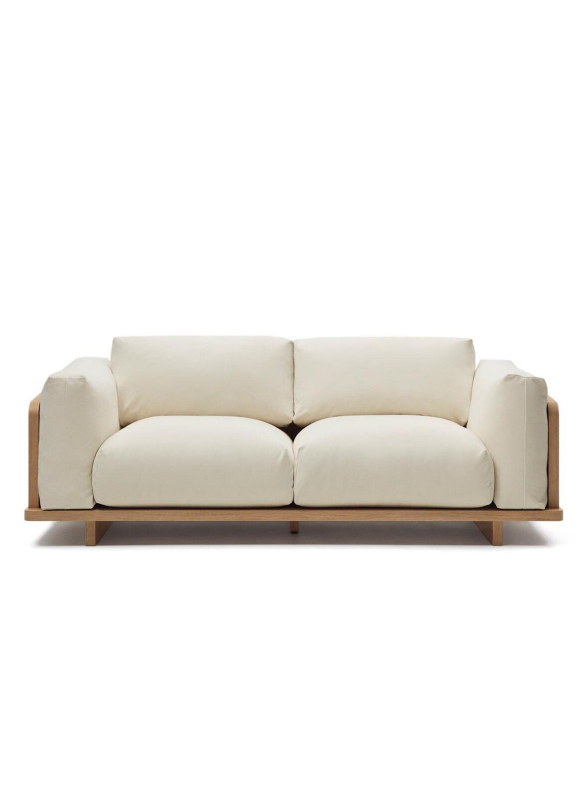 Oaq-sohva beige l 225 cm