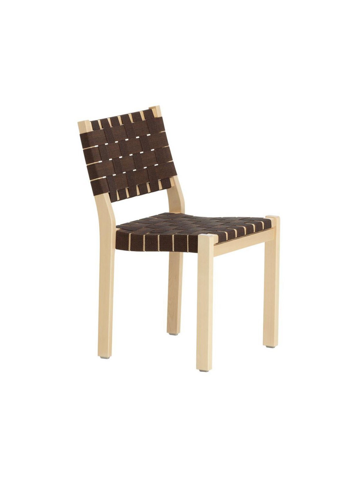 Tuoli 611 koivu/ruskea