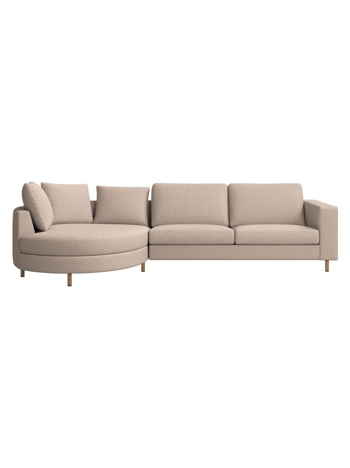 Indivi-divaanisohva lazio-kangas 3091 beige l 306 cm