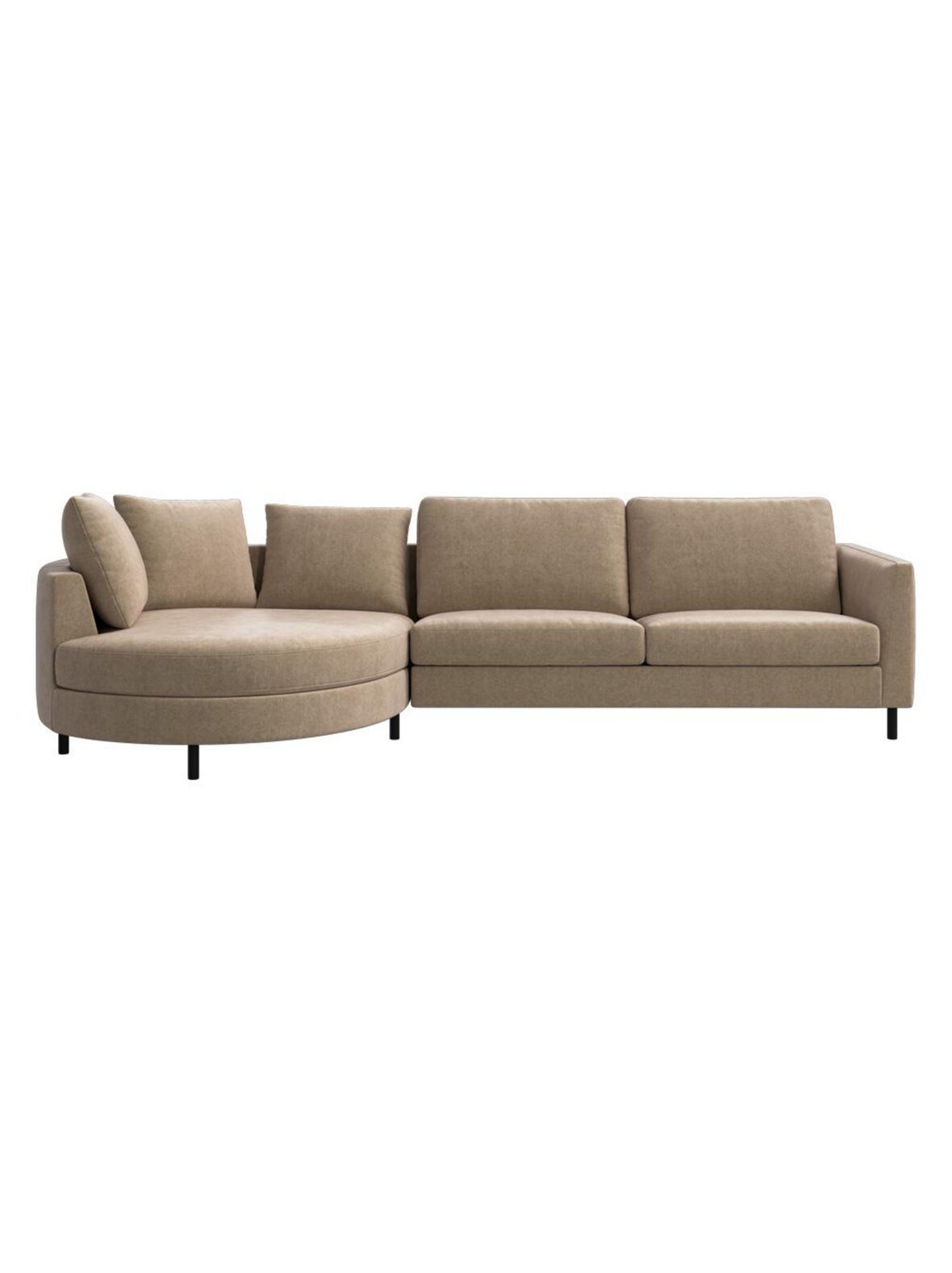 Indivi-divaanisohva ravello-kangas 3220 hiekka l 302 cm