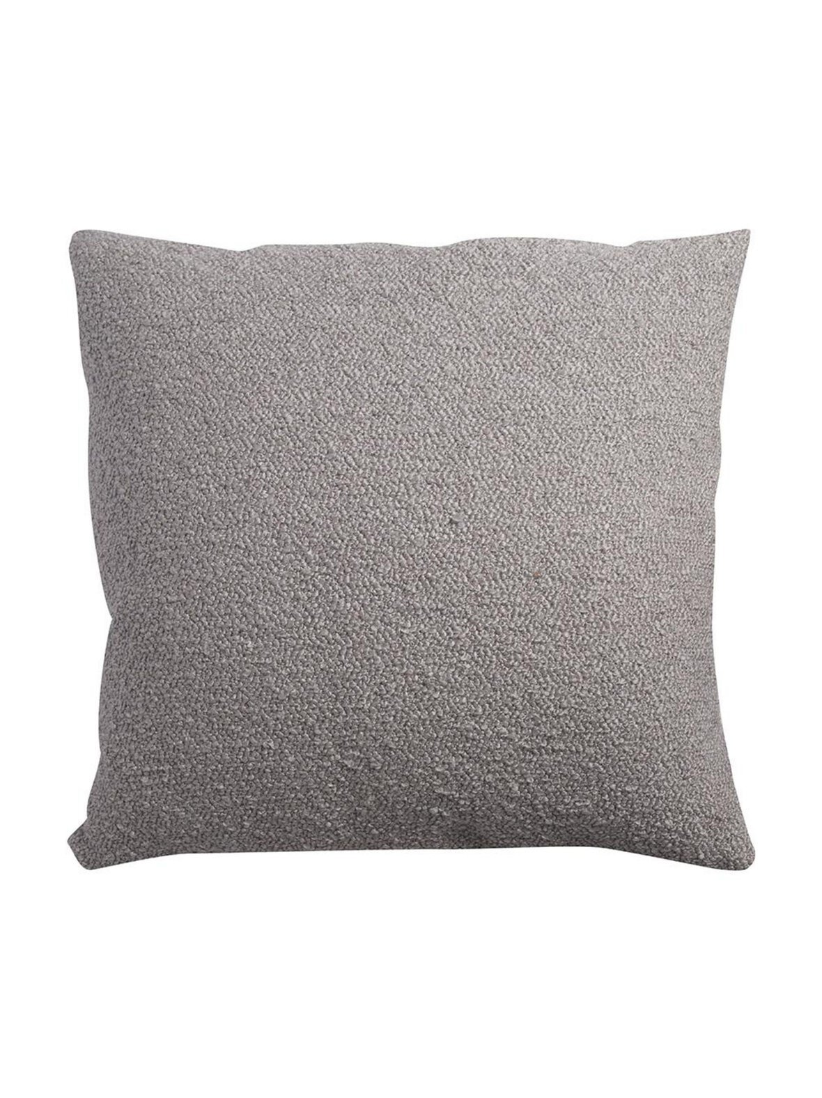 Bouclé single -tyyny vaaleanharmaa 43 x 43 cm