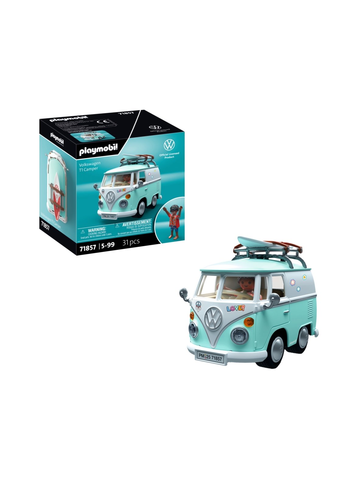 Playmobil x volkswagen t1 camper 71857