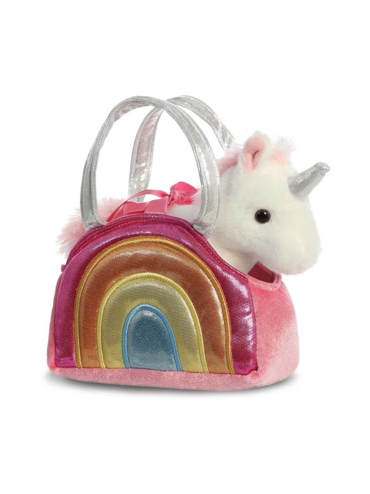Aurora fancy pals pehmoyksisarvinen laukussa, 17 cm