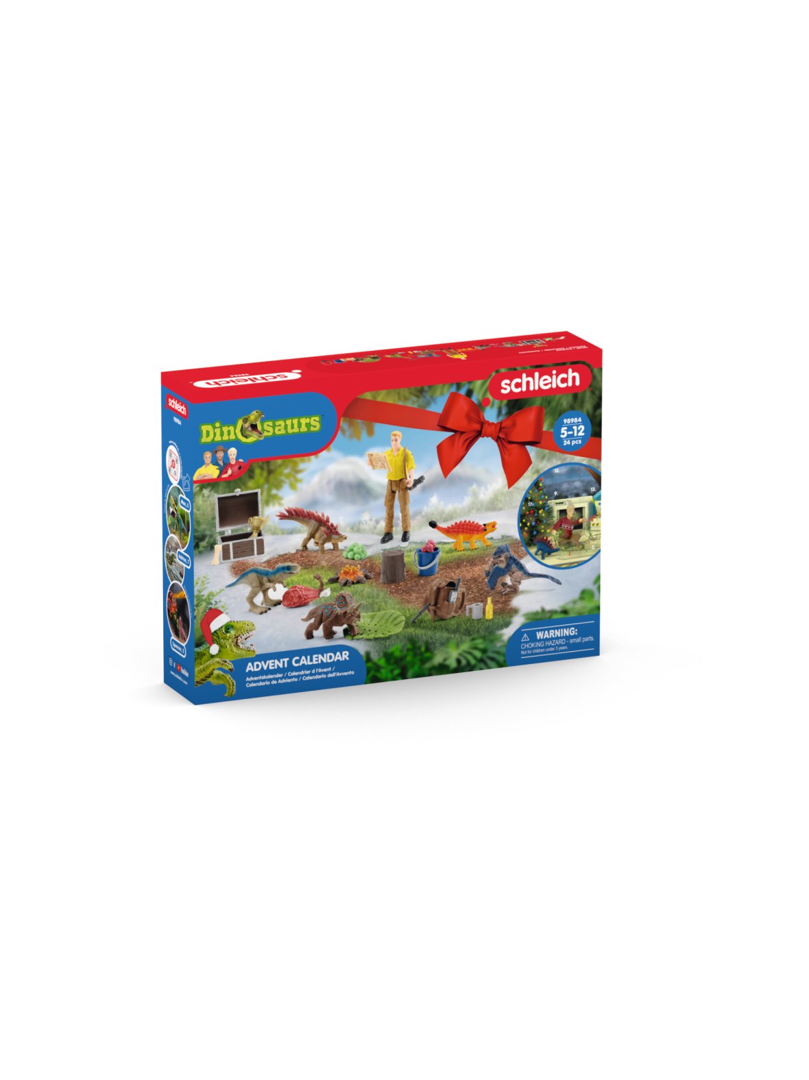 Schleich dinosaurs adventtikalenteri, dinosaurs 2023