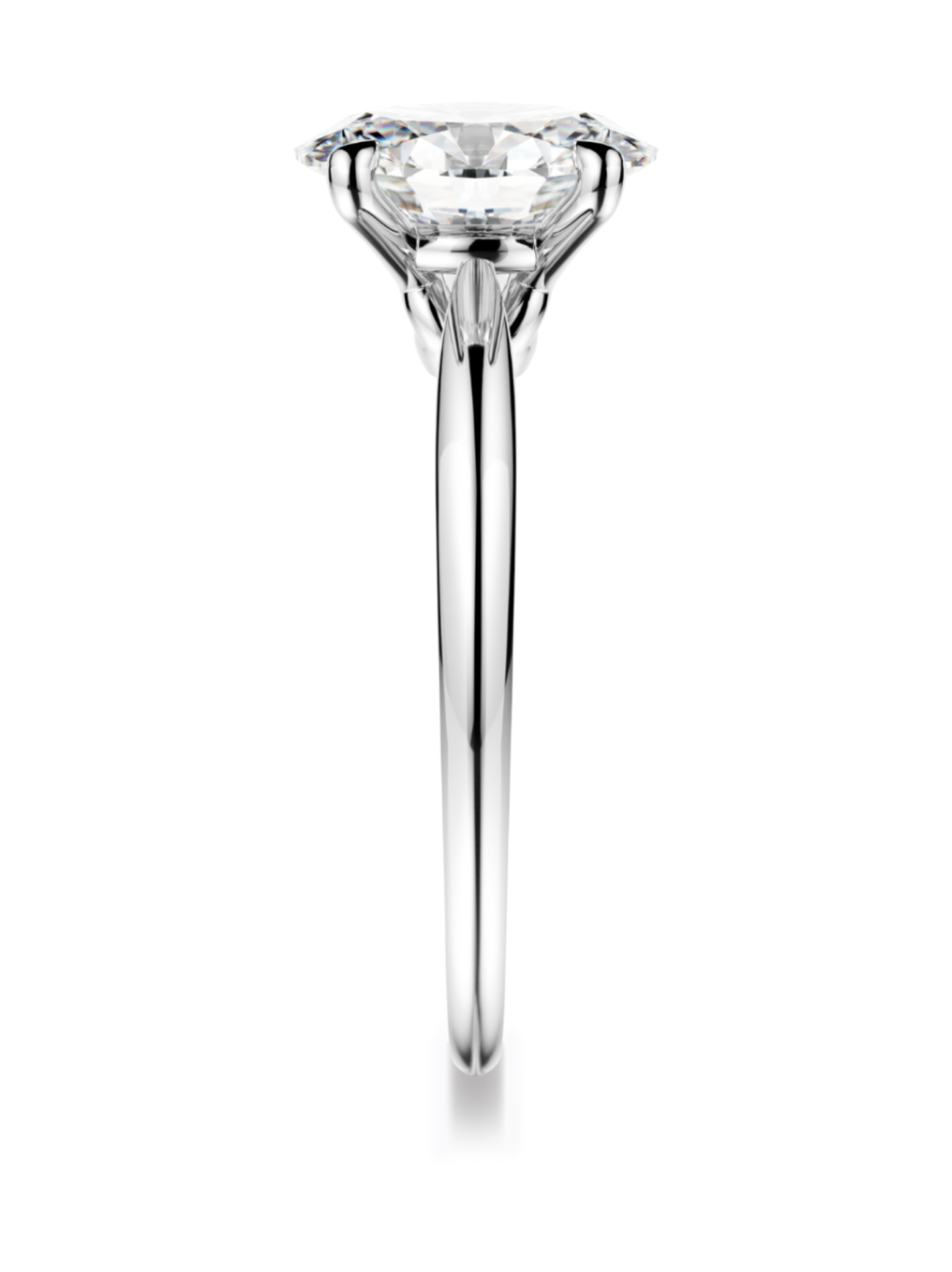 Moon n' back sormus 0.50-3.00ct briljantti valkokulta
