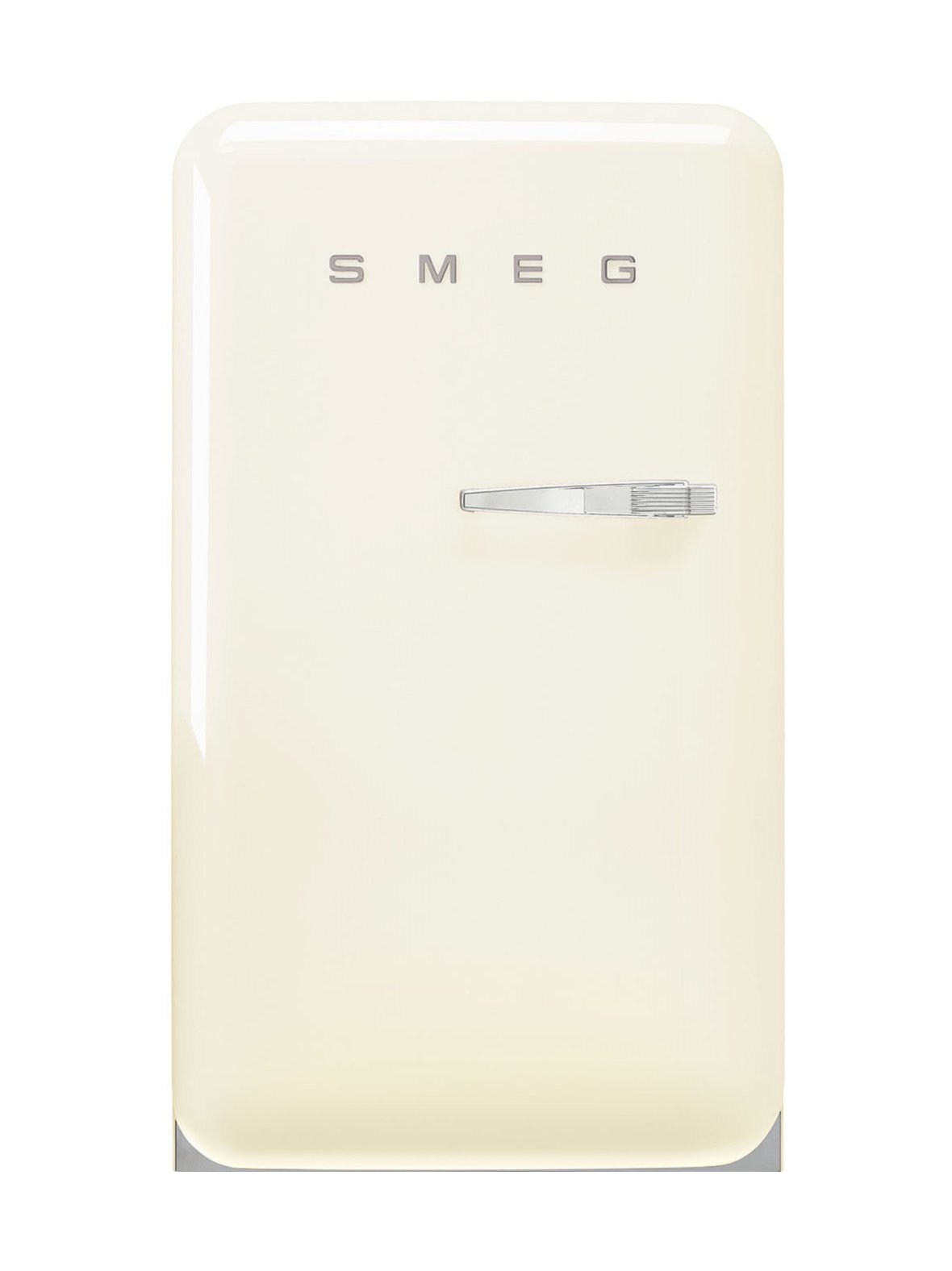 Smeg fab10hlcr6 happy bar jääkaappi, kermanvalkoinen vasenkätinen