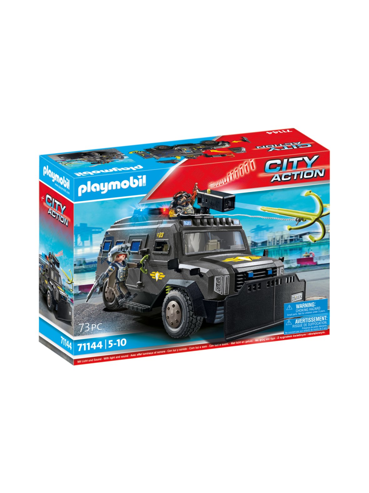 Playmobil city action tactical unit maastoauto 71144