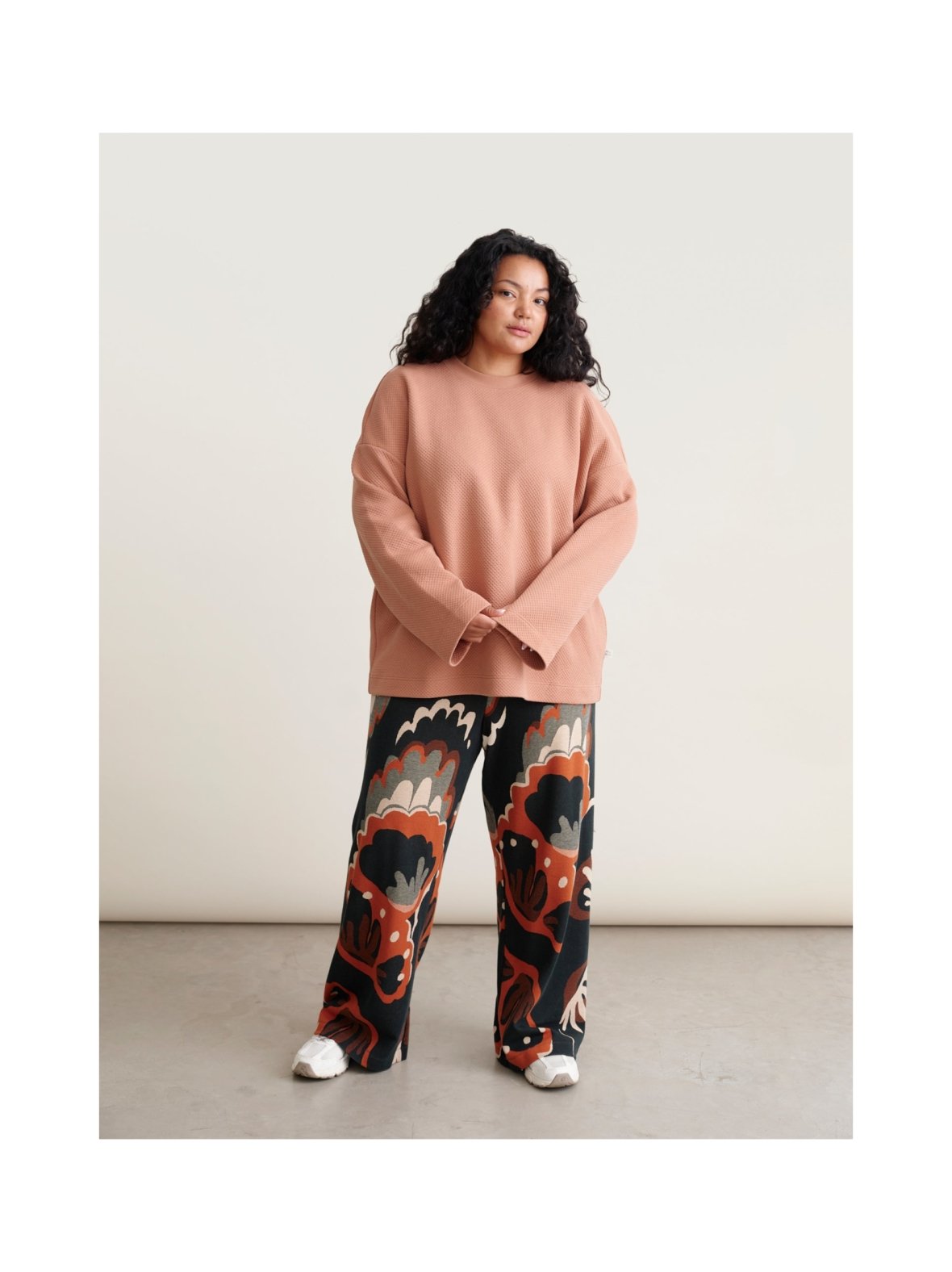 Honeycomb collegepaita, nougat