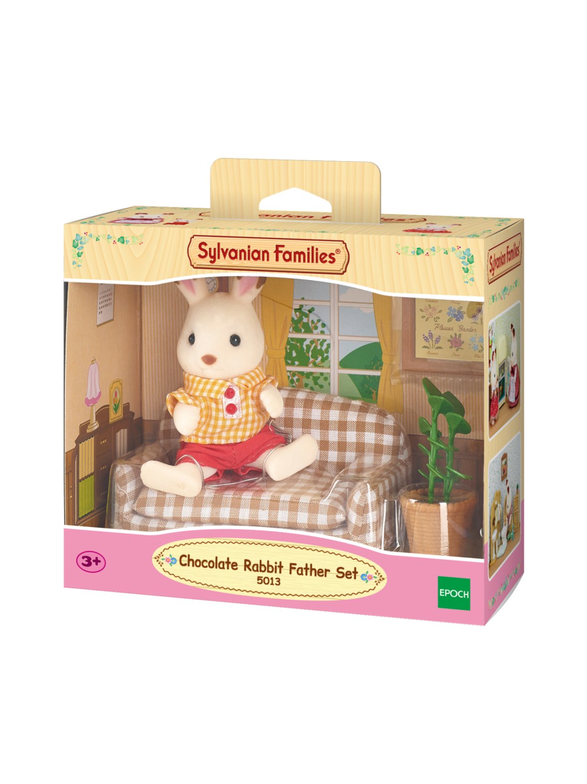 Sylvanian families suklaapupuisä ja sohva