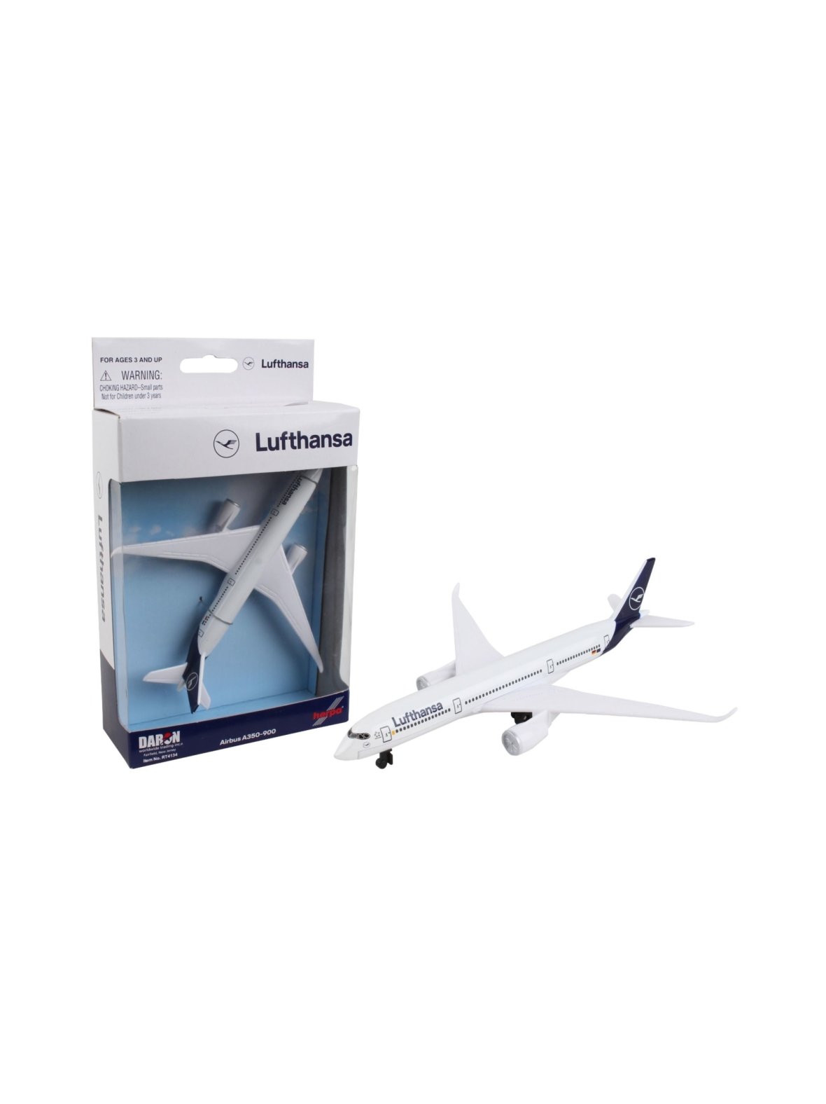 Daron lufthansa a350, metallinen lentokone  15,5 cm