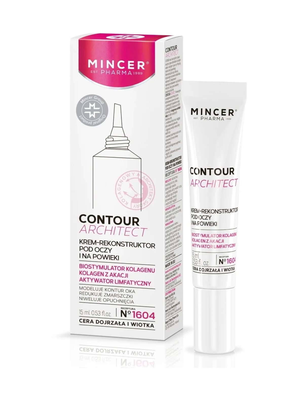 Contour architect eyelid and undereye reconstruction cream -silmänympärysvoide juonteille 15ml