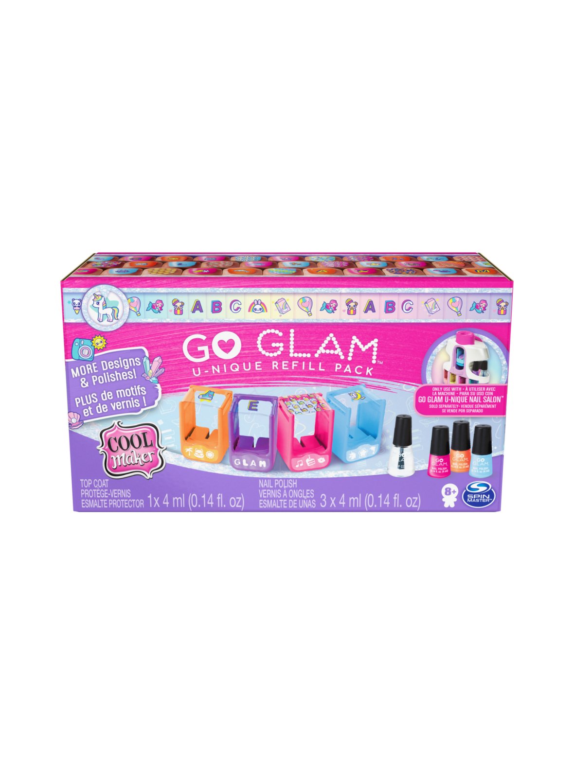 Cool goglam täyttöpakkaus u-nique -kynsisalongille