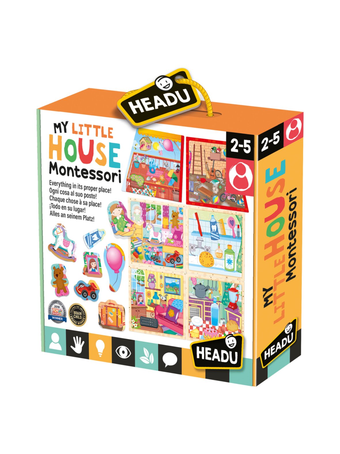 Headu montessori-peli minun pieni taloni