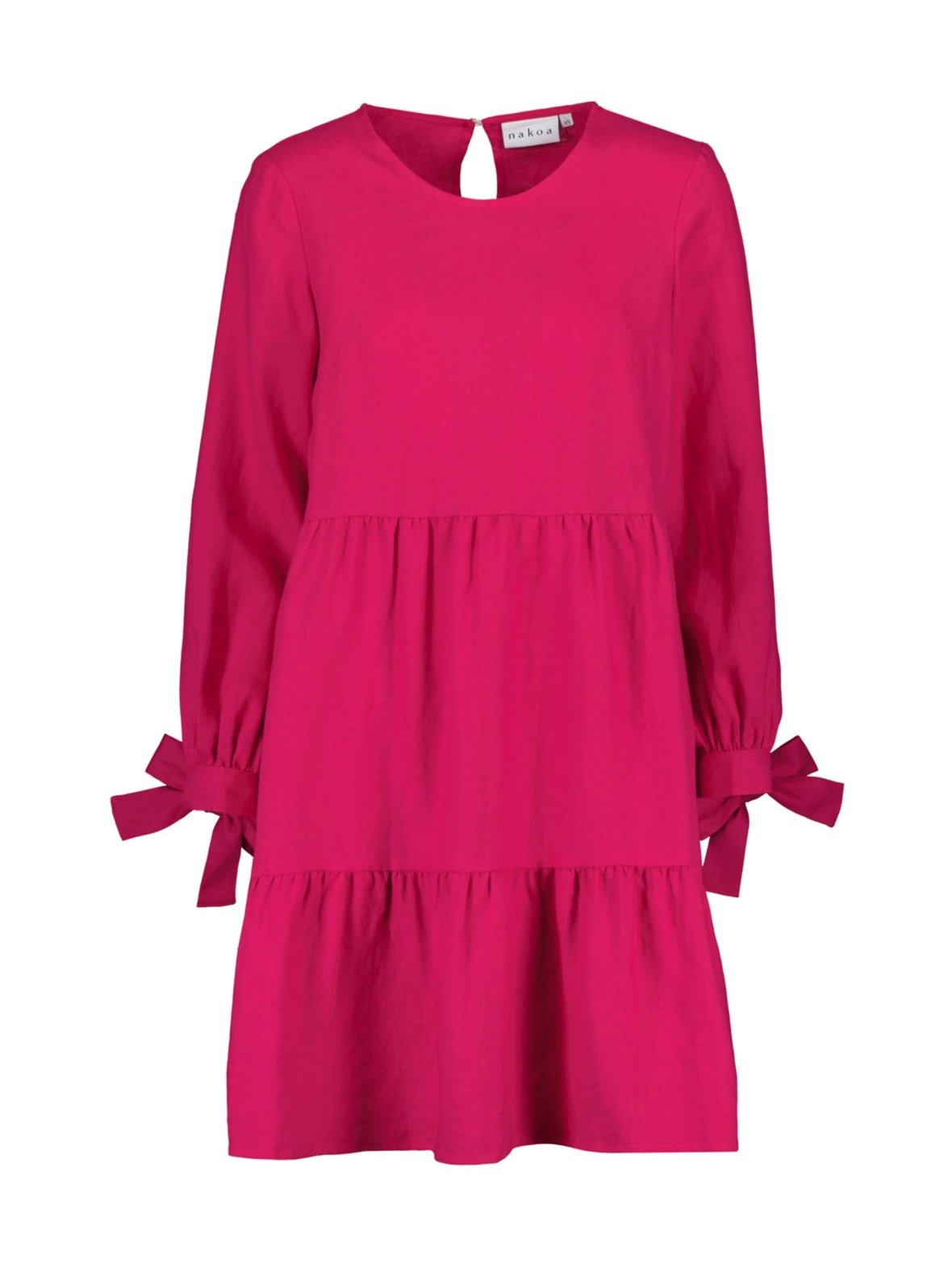 Hailey dress, pink peacock