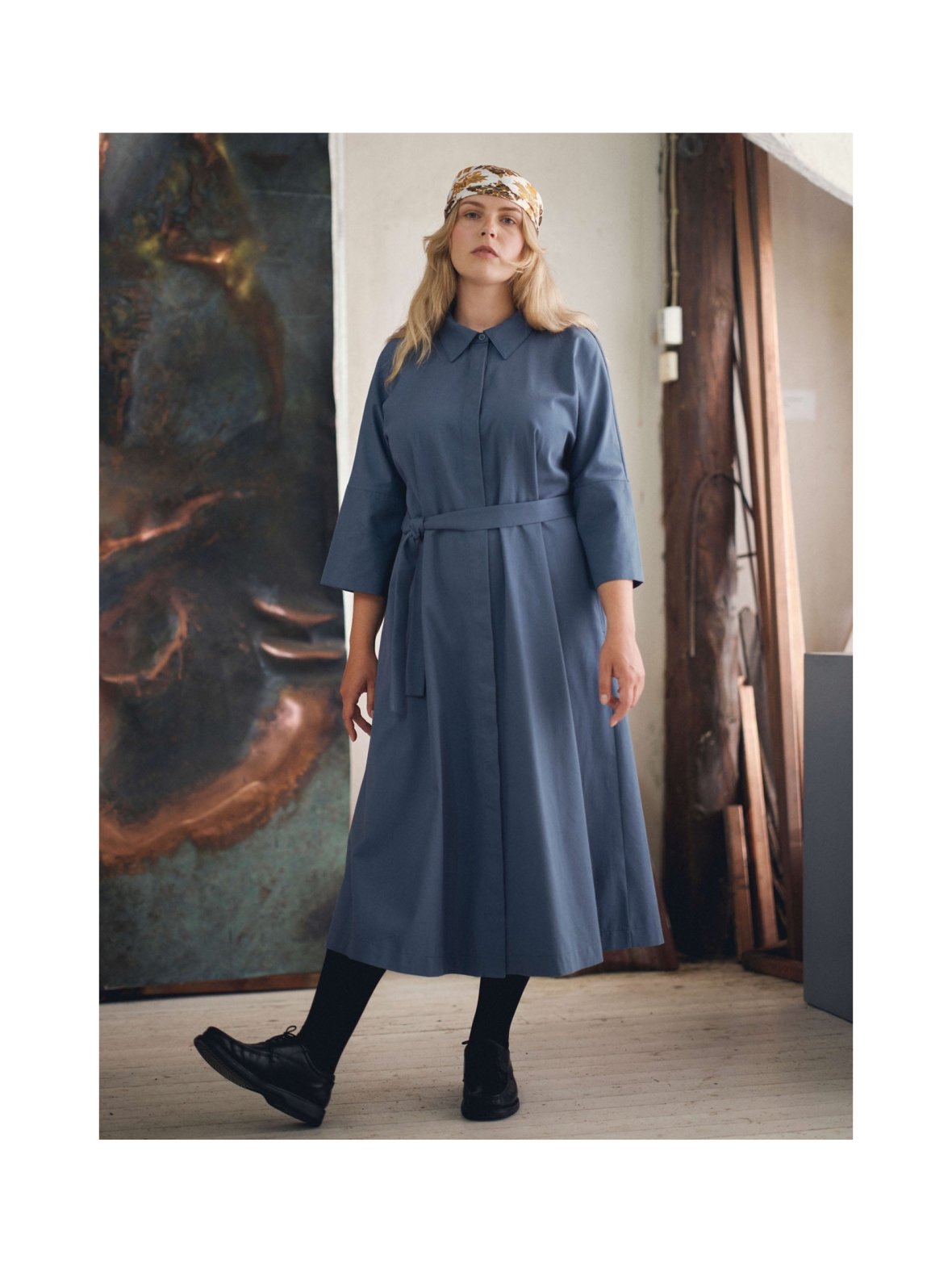 Ellie twill-mekko