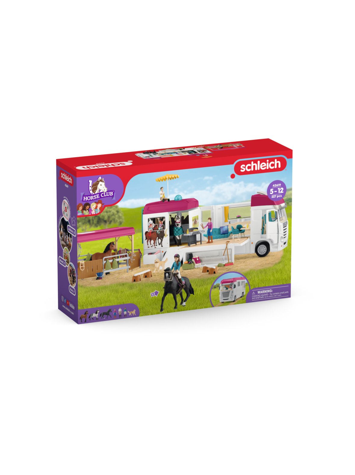 Schleich horse club hevosenkuljetusauto
