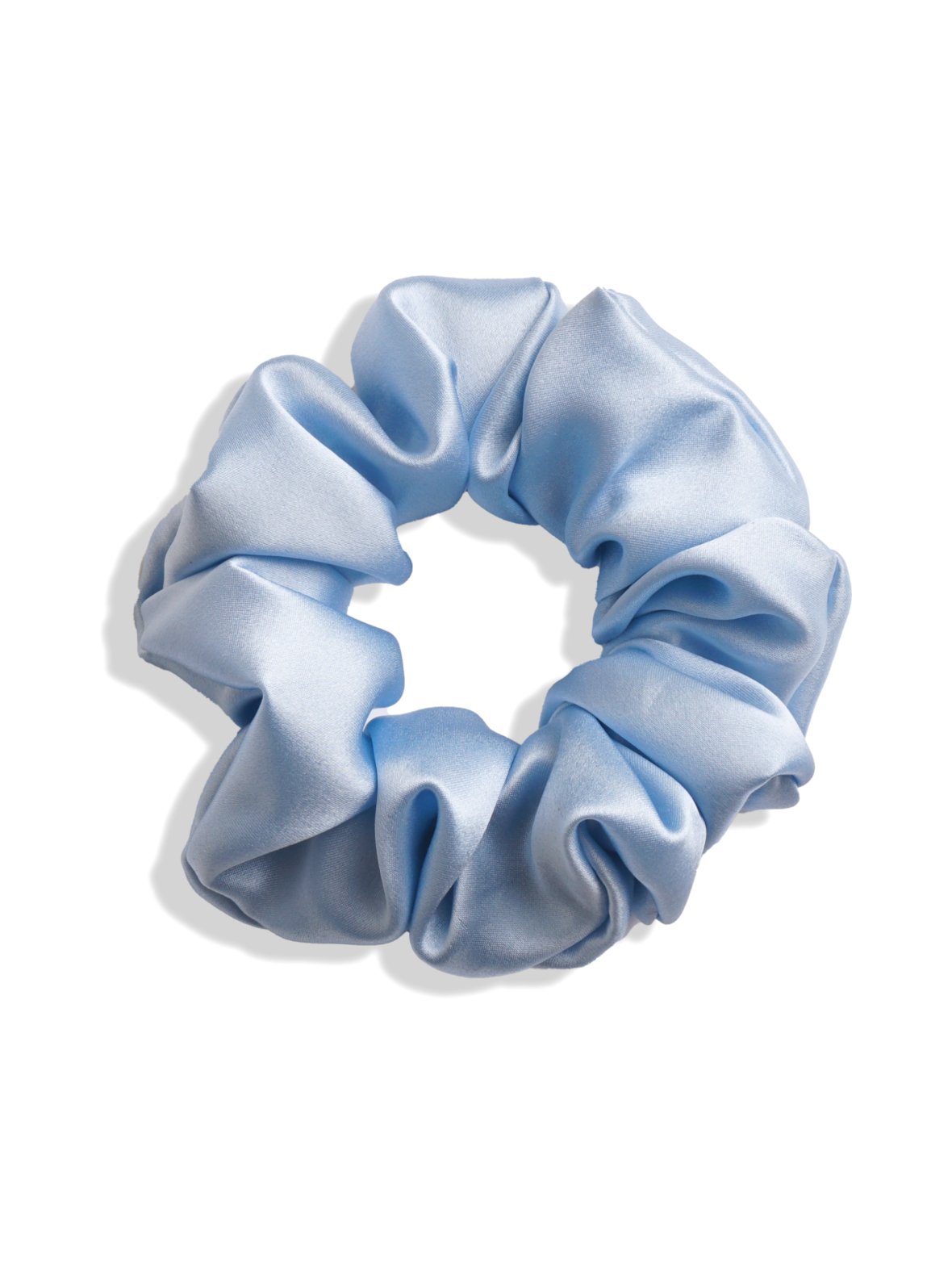 Mulberry silk scrunchie -hiusdonitsi - vaaleansininen