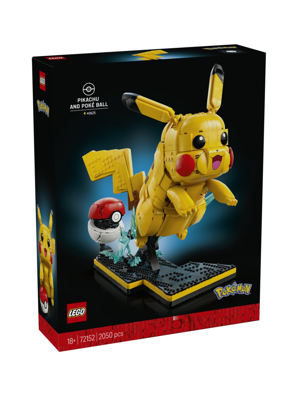 Lego pokémon pikachu ja poképallo 72152