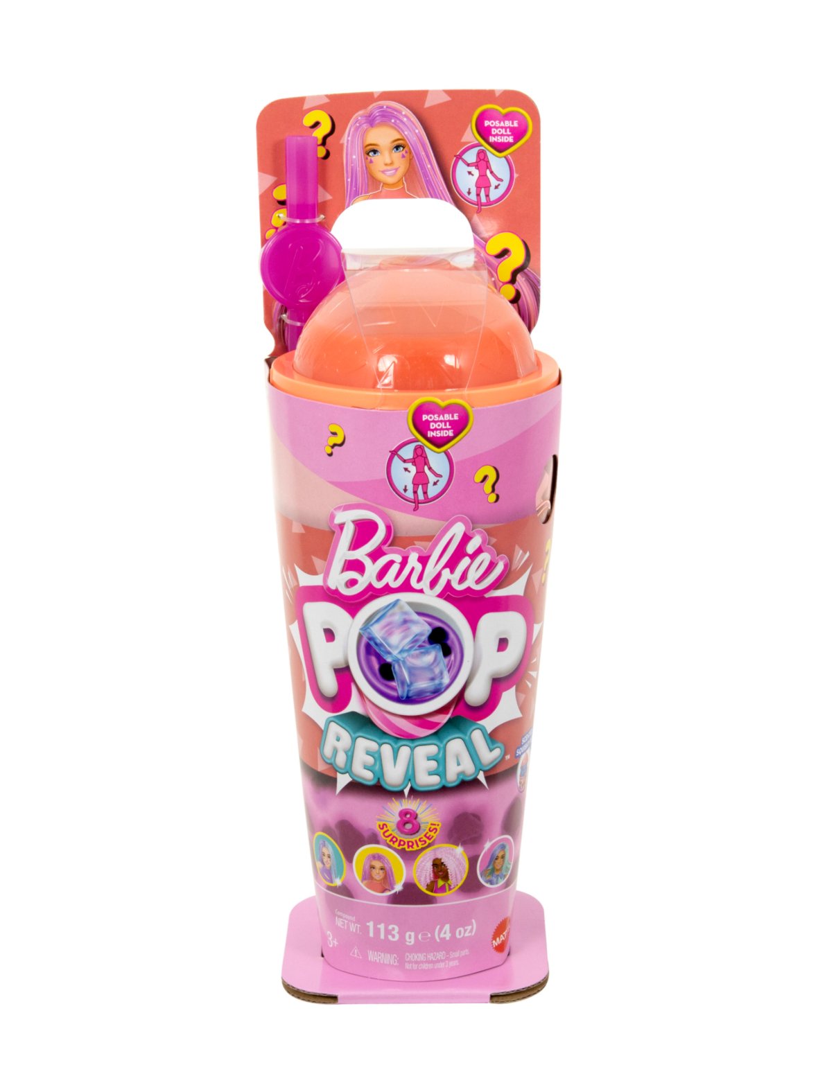 Barbie️ pop! reveal kuplatee yllätysnukke - mangotee 28 cm