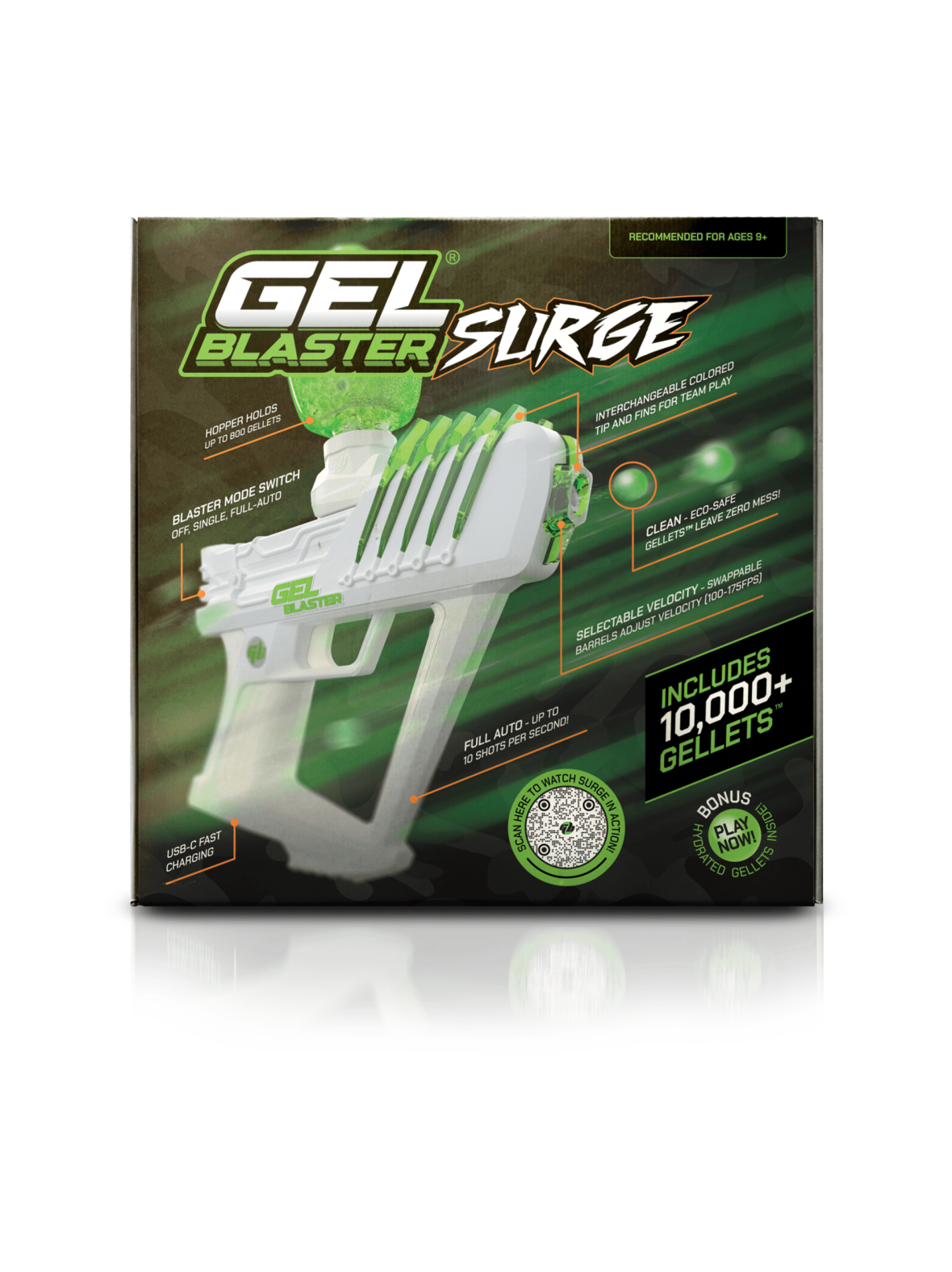 Gel blaster geelipyssy surge ja 10 000 gelletiä