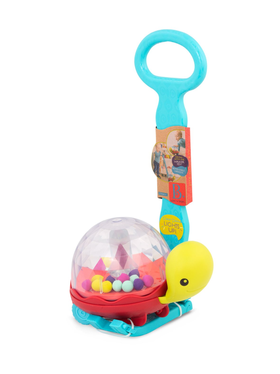 B. toys kävelytuki valoilla, kilpikonna