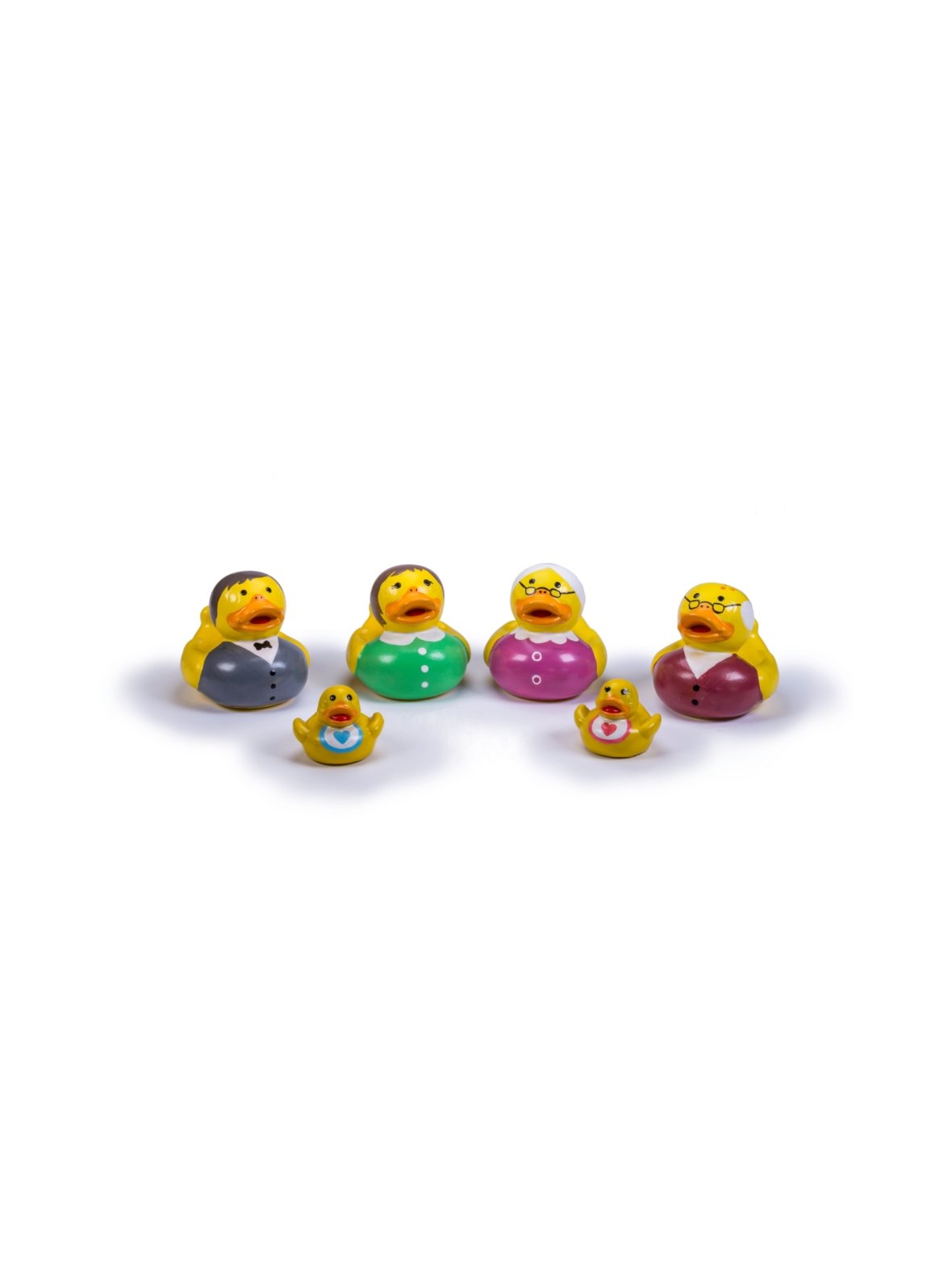 Green rubber toys ankkaperhe