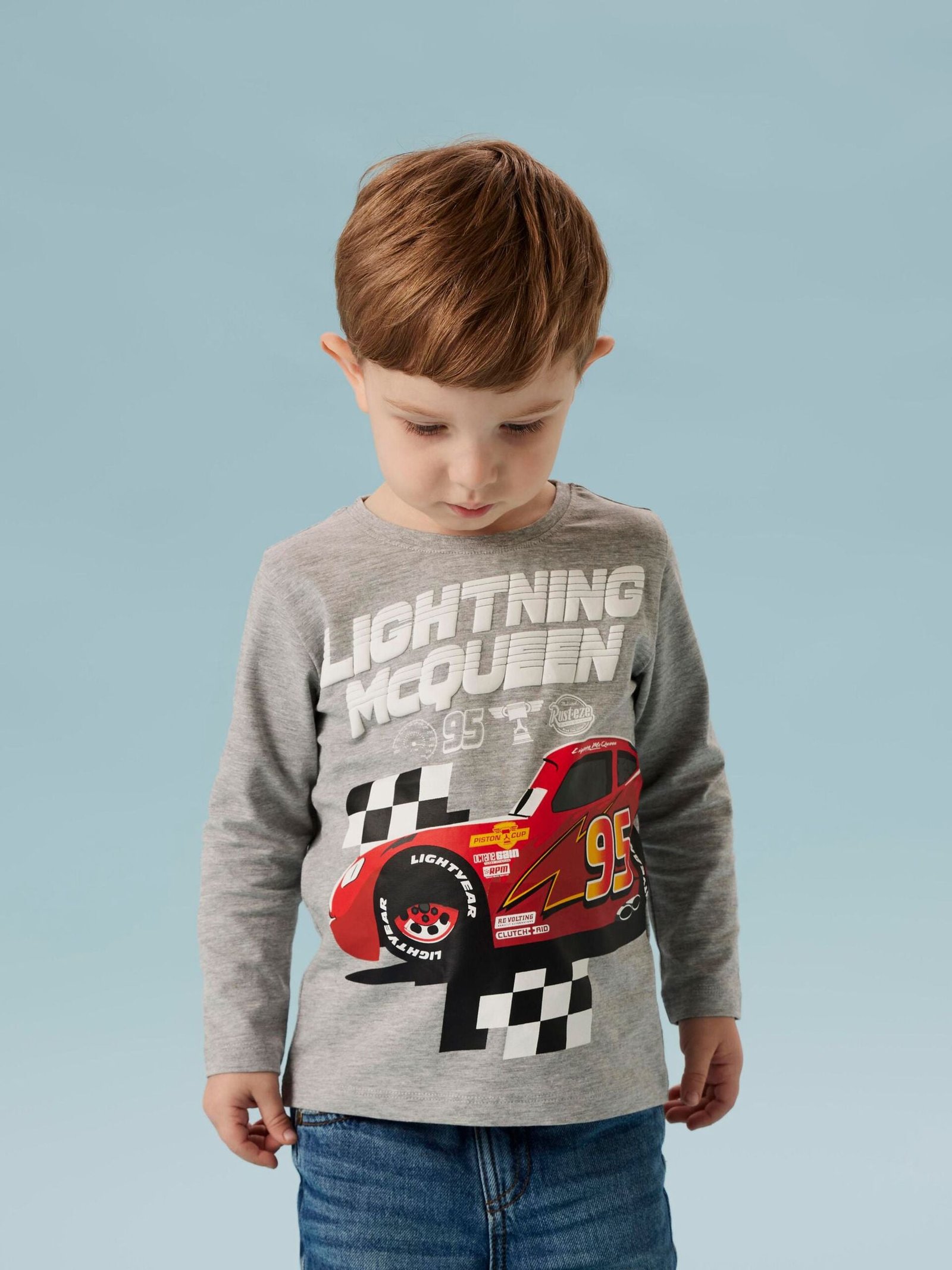 Name It lasten pitkähihainen paita NMMDRACO CARS LS NREG TOP, keskiharmaa