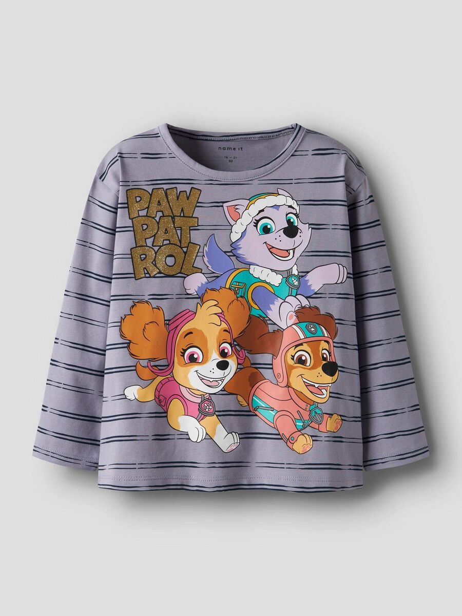 Name It lasten pitkähihainen paita NMFJANNET PAW LS NREG TOP, violetti