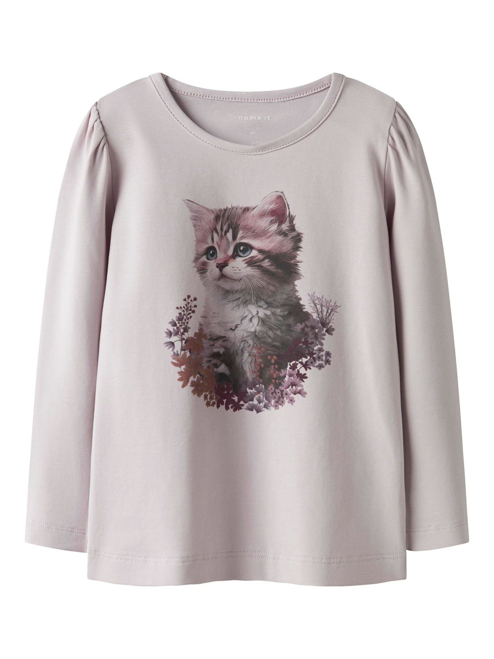 Name It lasten pitkähihainen paita NMFBOLORAS LS TOP, vaalea lila