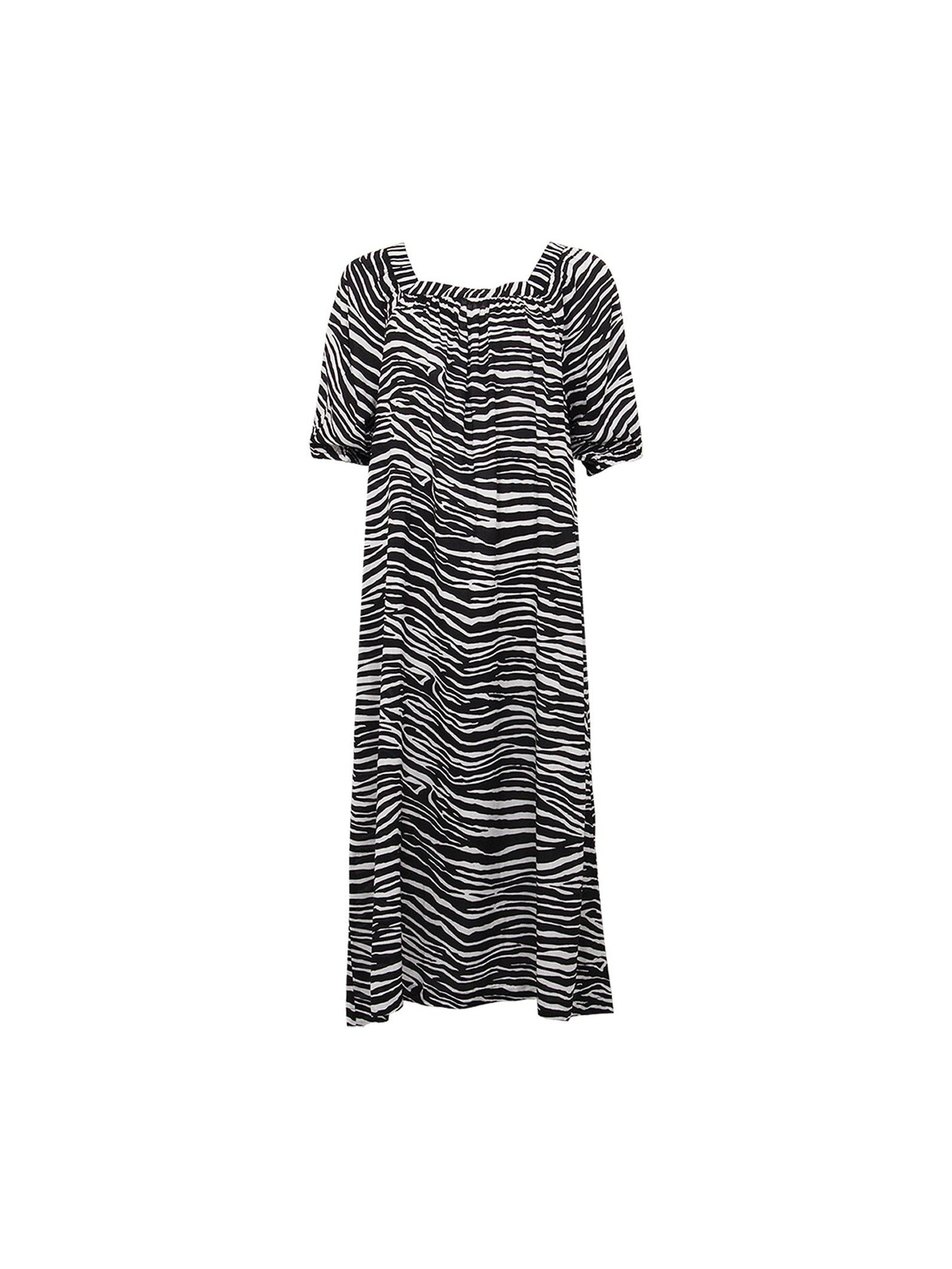 S.T.I mekko Cia Dress, musta kuosi