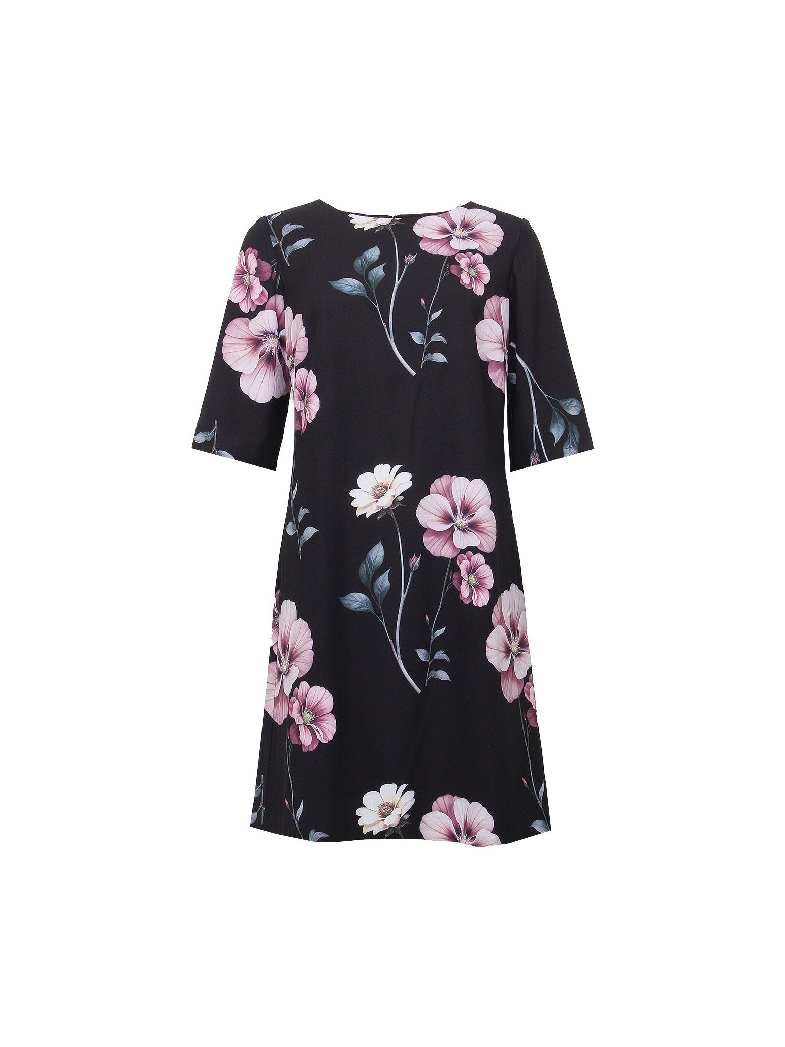 S.T.I mekko Geena Dress, musta kuosi