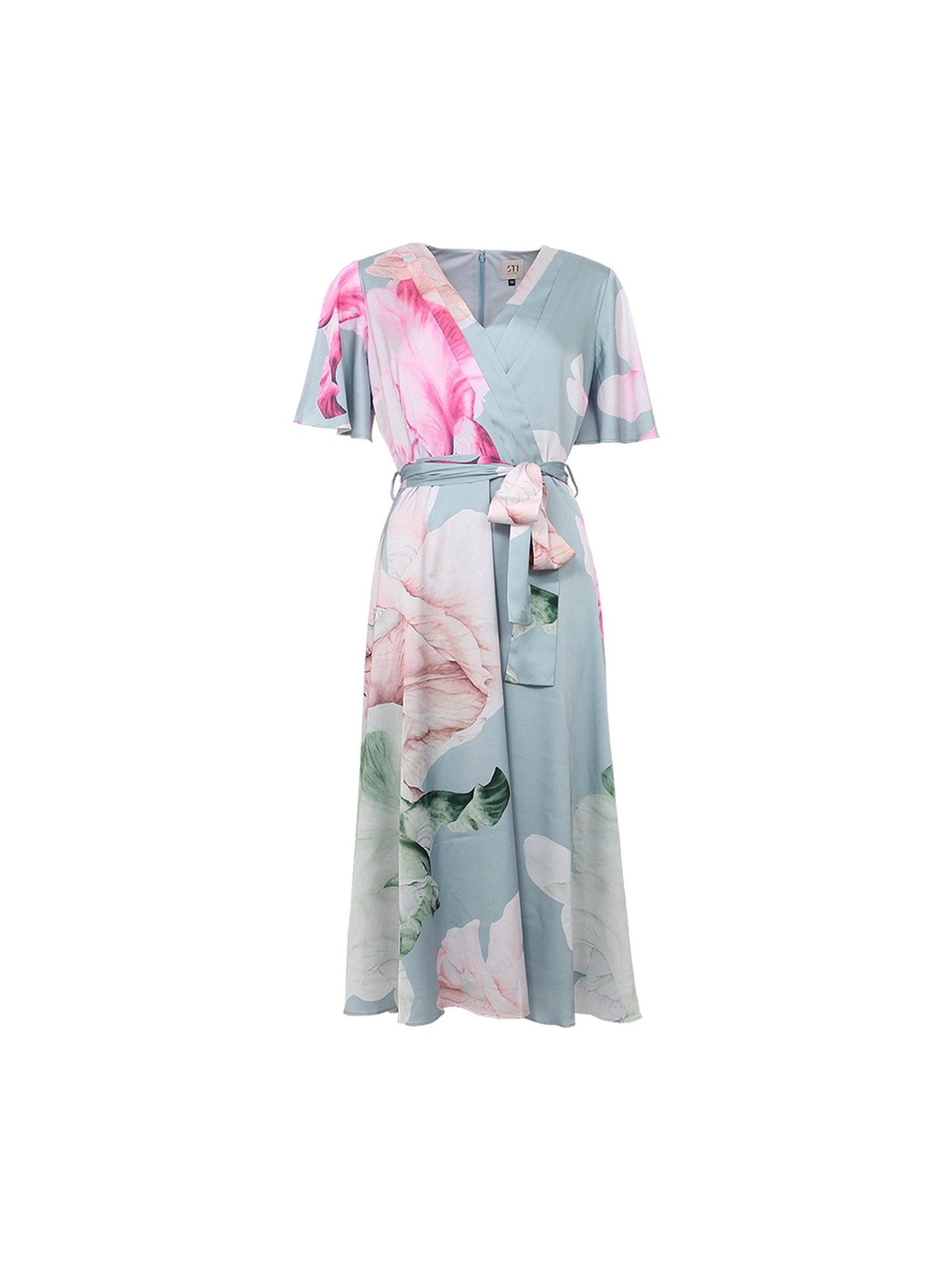 S.T.I mekko Cendra Print Dress, vihreä kuosi