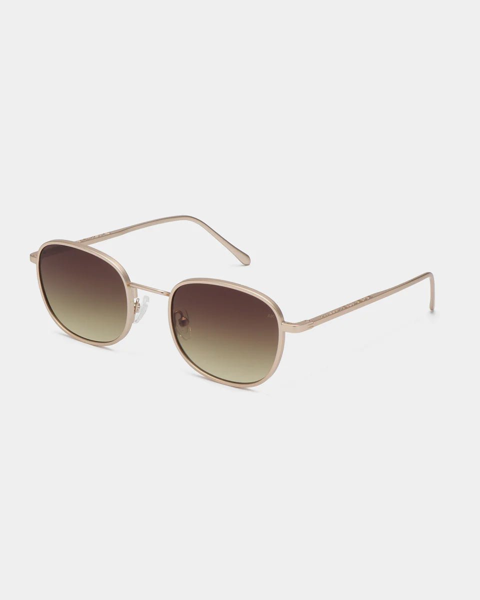 A.Kjaerbede unisex aurinkolasit Hello, kullankeltainen