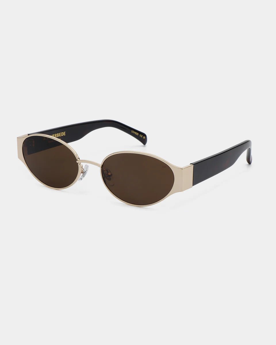 A.Kjaerbede unisex aurinkolasit Bella, Kulta
