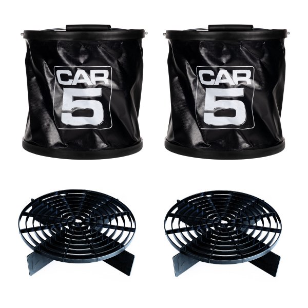 Pesuämpäri CAR5 Collapsible, 15 l, 2 kpl + hiekanerottimet