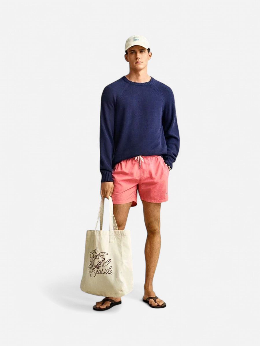 Gant miesten uimashortsit Classic Fit Swim Shorts, pinkki