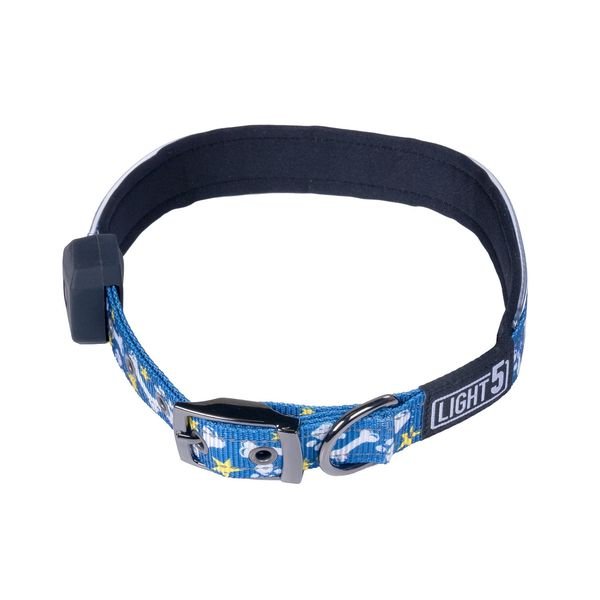 Kaulapanta Light5 Doggo Led Collar, Sininen, L