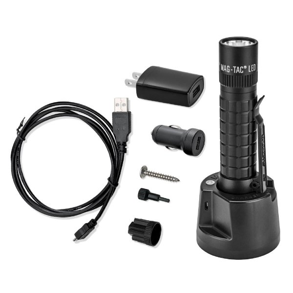 Käsivalaisin Mag-Tac Rechargeable Plain, 671 lm