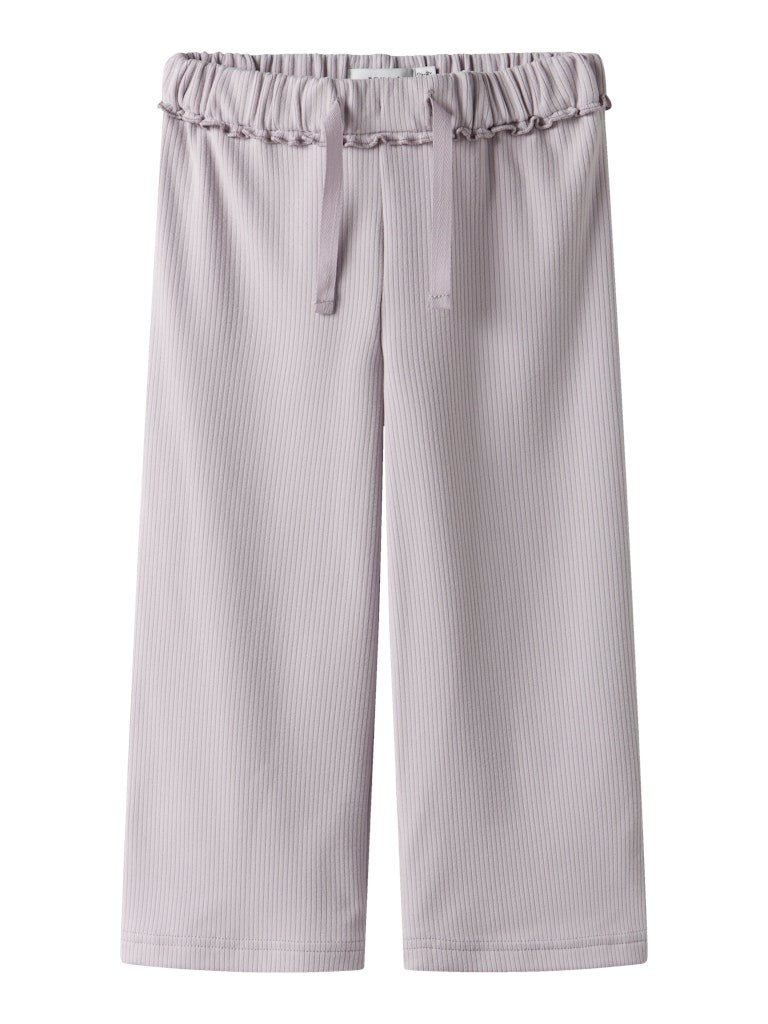 Name It lasten housut NMFTELLA WIDE PANT, vaalea lila
