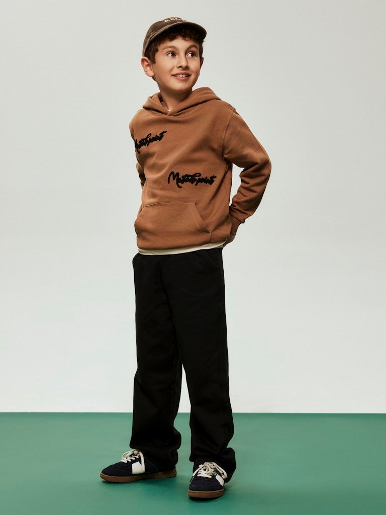 Name It lasten housut NKMTOM STRAIGHT SWEAT PANT, musta