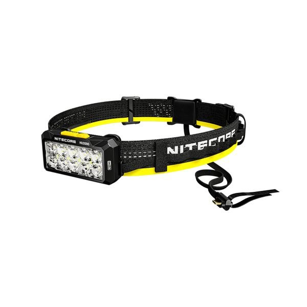 Otsalamppu Nitecore HU2000 - 2000 lm / Ladattava, Pelkkä valaisin