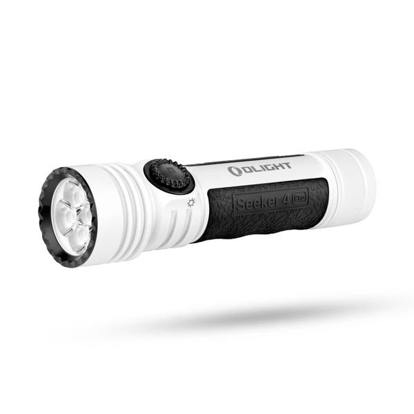 Taskulamppu OLIGHT Seeker 4 Pro - 4600 lm / 133 mm / Ladattava, Valkoinen