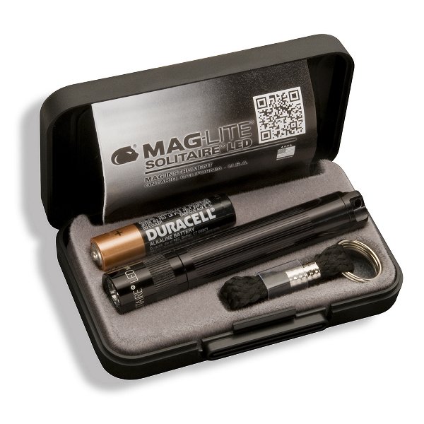 Taskulamppu Maglite Solitaire LED - 47 lm / 81 mm / Paristokäyttöinen, Musta