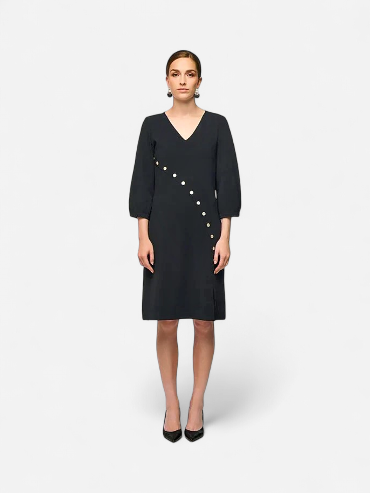 Aarikka naisten mekko, ELEANA MEKKO JERSEY Musta