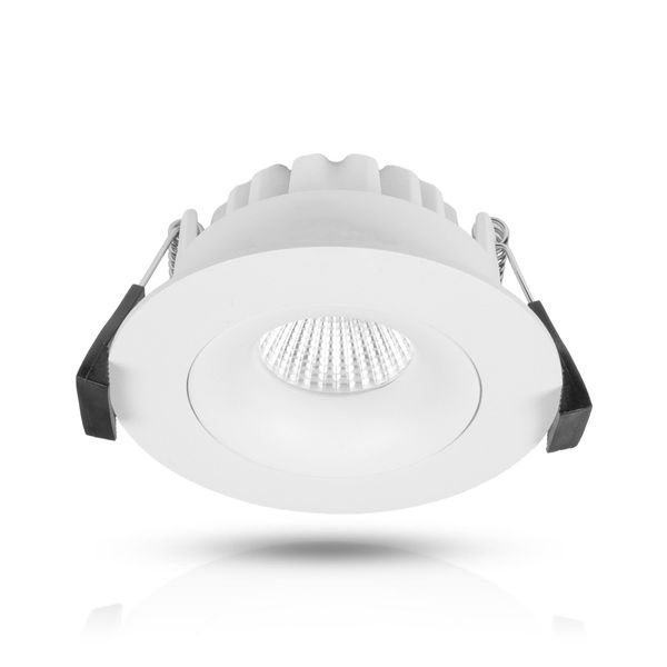 Alasvalo AGGE Round Spot White 85 mm - IP44 / CCT / Himmennettävä, 6W