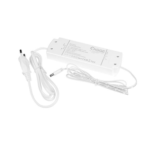Himmennettävä muuntaja AGGE Dimmable 24V, IP20, Max. teho 50W